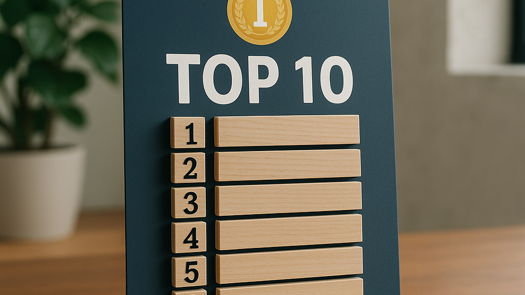 ランキングトップ10の紹介